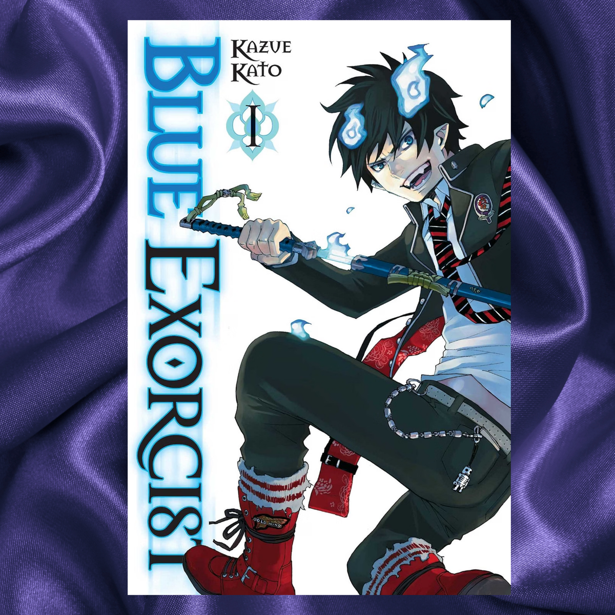 Blue Exorcist Vol 1 manga paperback by Kazue Kato