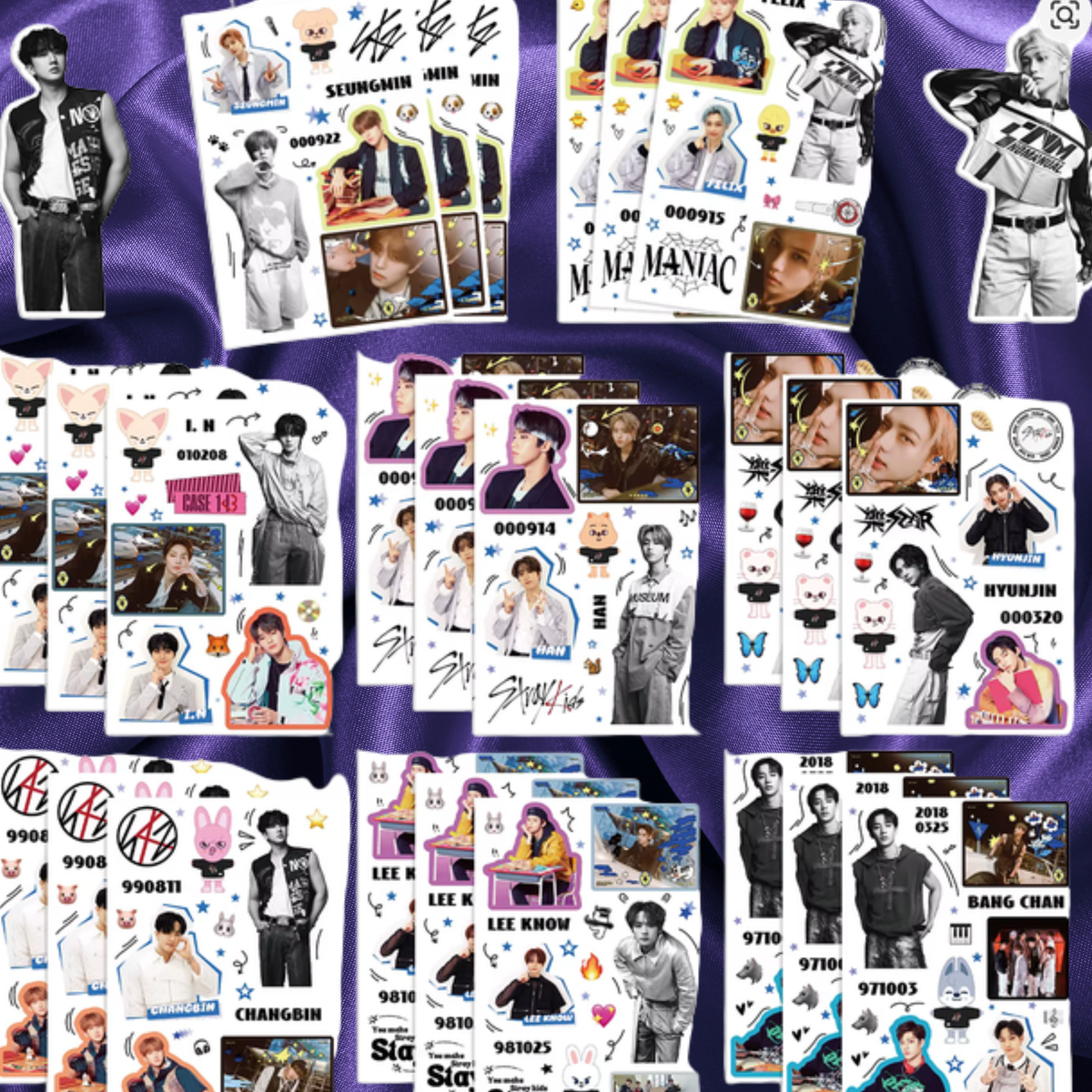 Stray Kids Bias Sticker Sheet