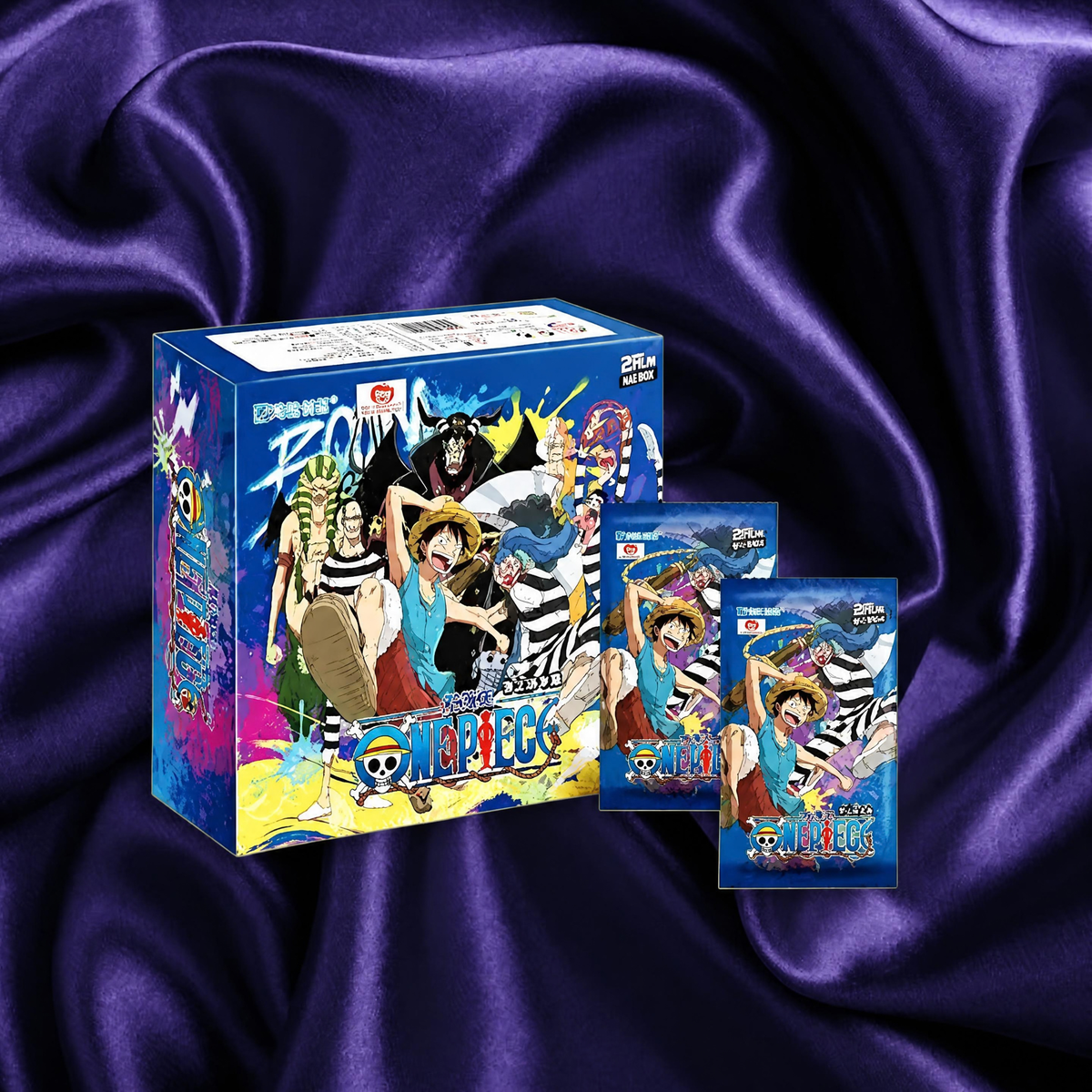 One Piece Trading Cards packs blue