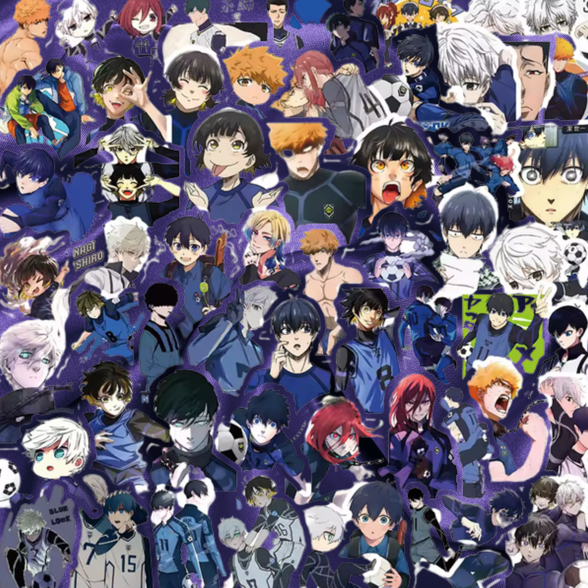 Blue Lock Sticker Sheets