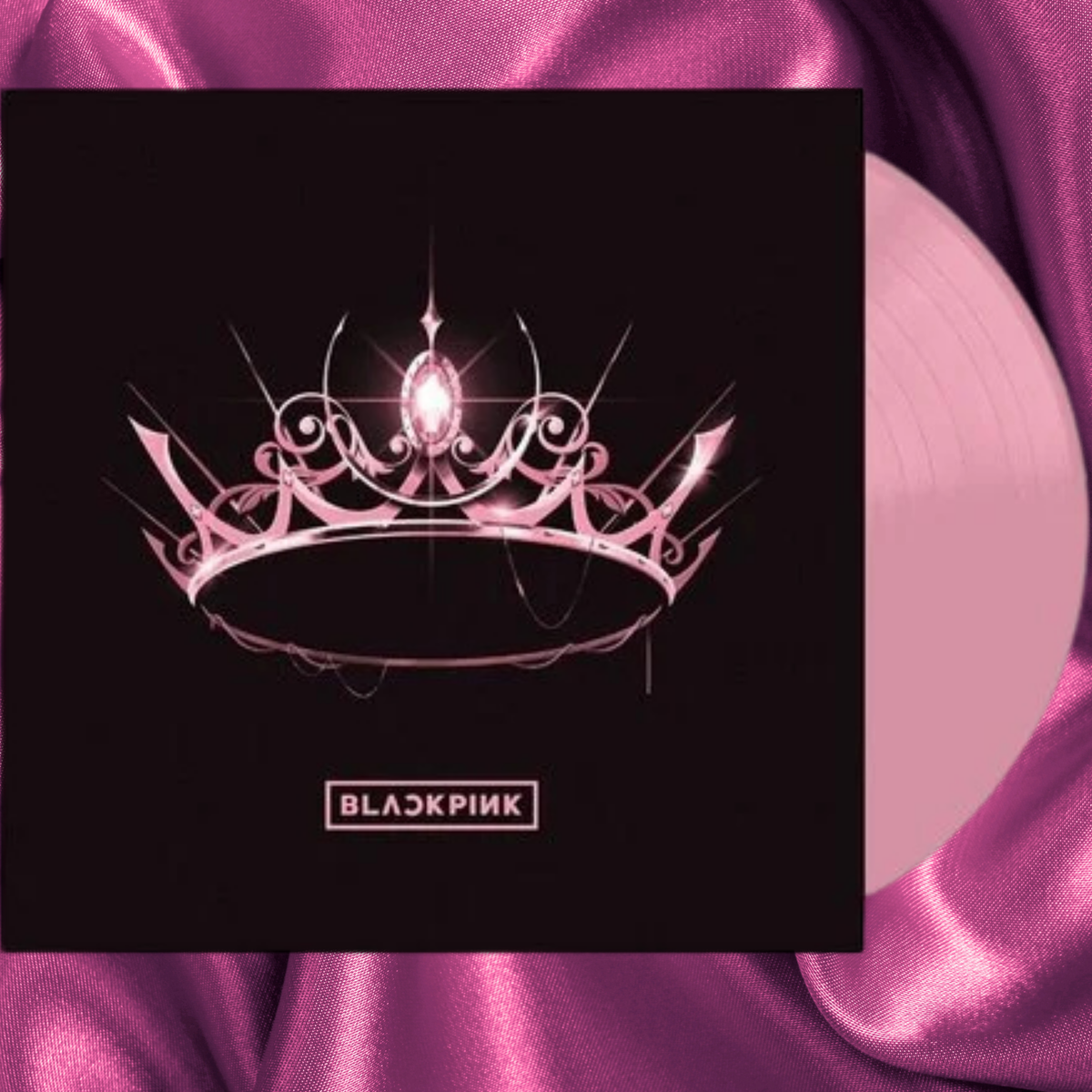 Blackpink Official Album THE ALBUM Pink LP Vinyl