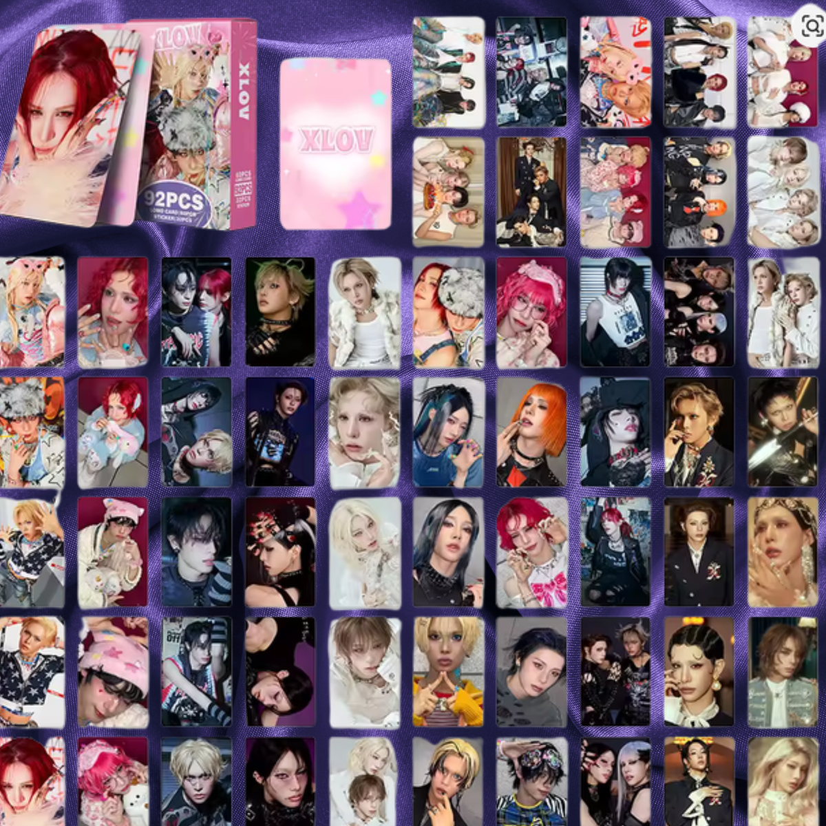 XLOV LOMO PHOTOCARD BOX 55PCS (pink)