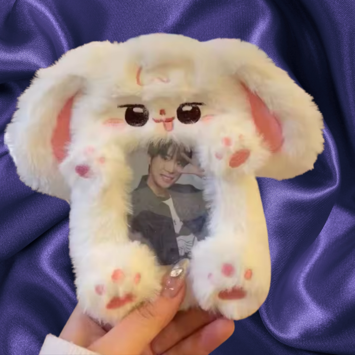 Plush Photocard Holder White