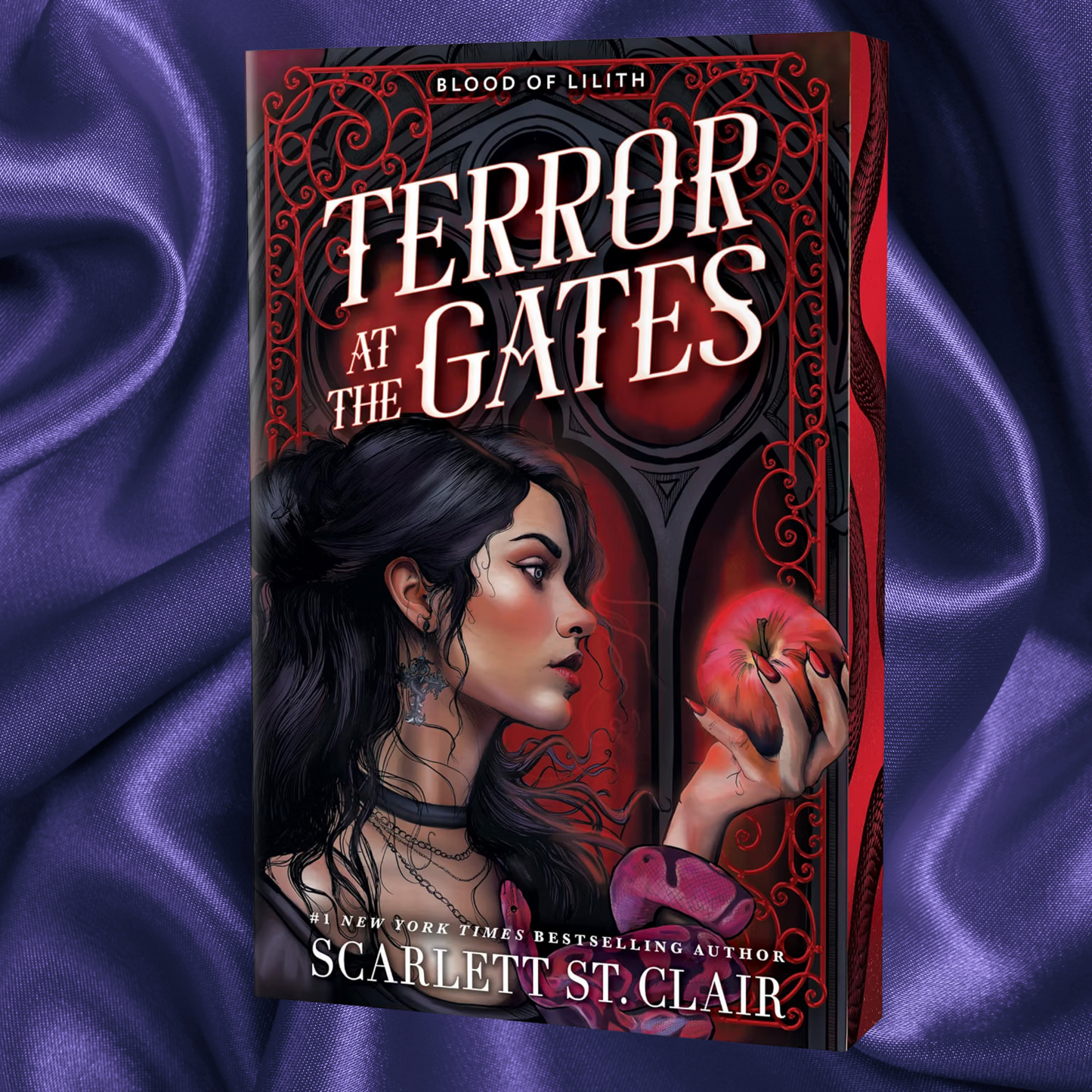 SPRAYED EDGES! Terror at the Gates (Deluxe Edition) paperback (Blood of Lilith 1) by Scarlett St. Clair