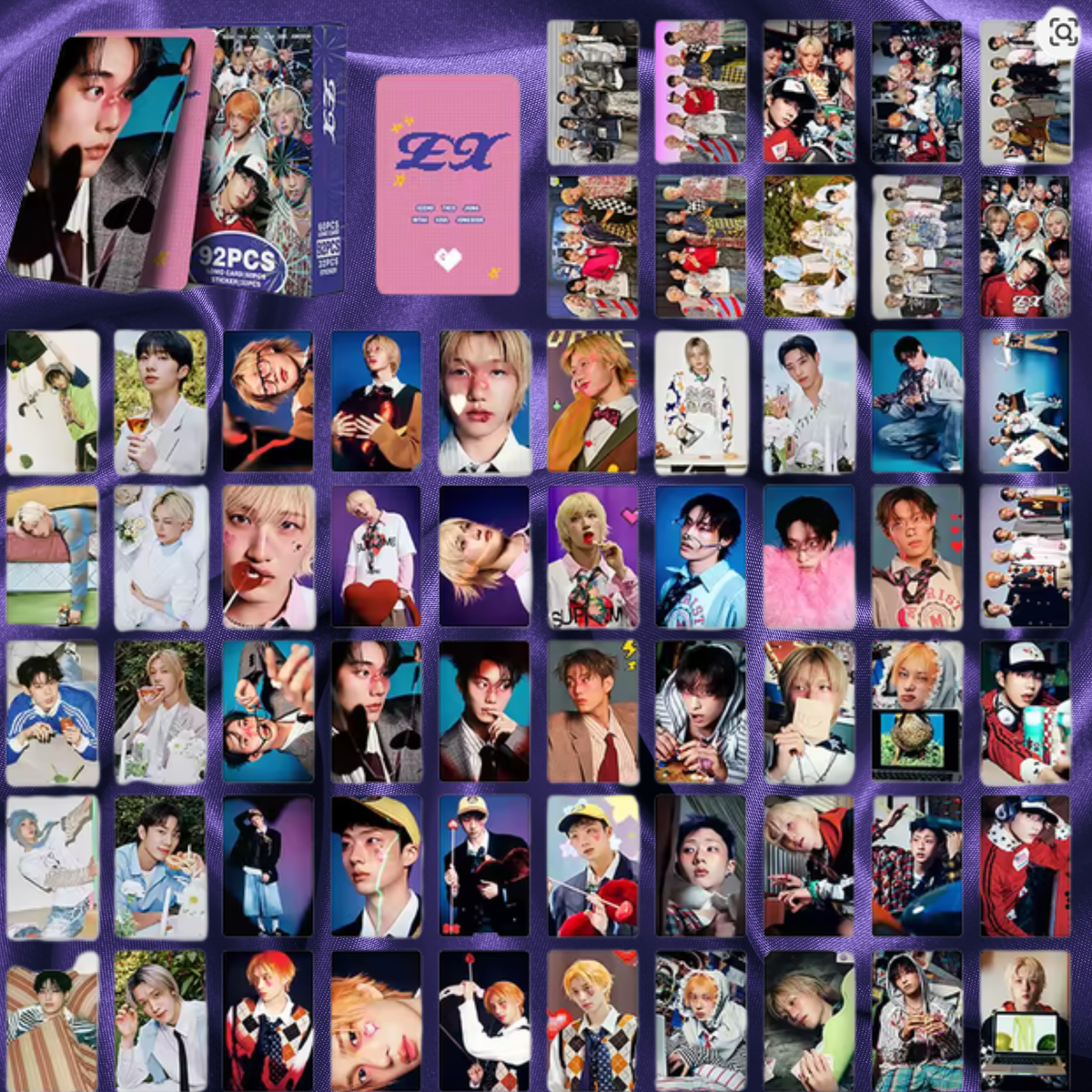 P1Harmony LOMO PHOTOCARD BOX 60PCS (blue)