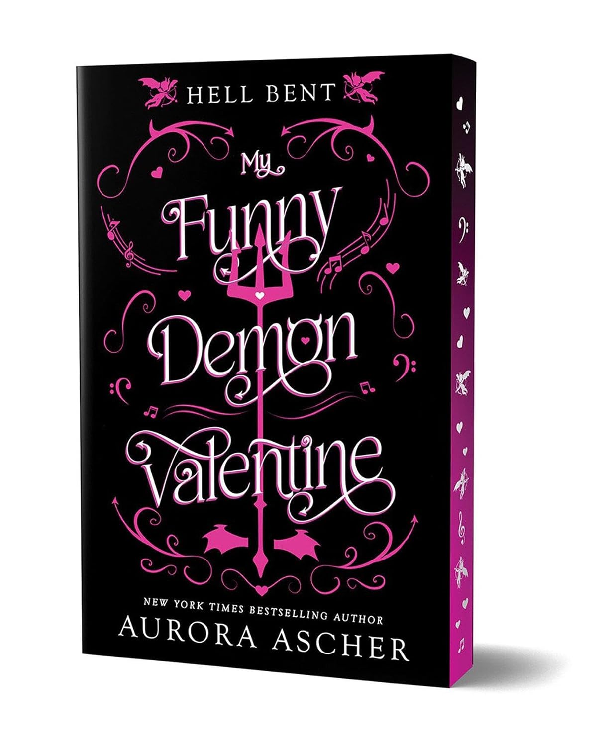 SPRAYED EDGES! My Funny Demon Valentine Deluxe Limited Edition Paperback by Aurora Ascher