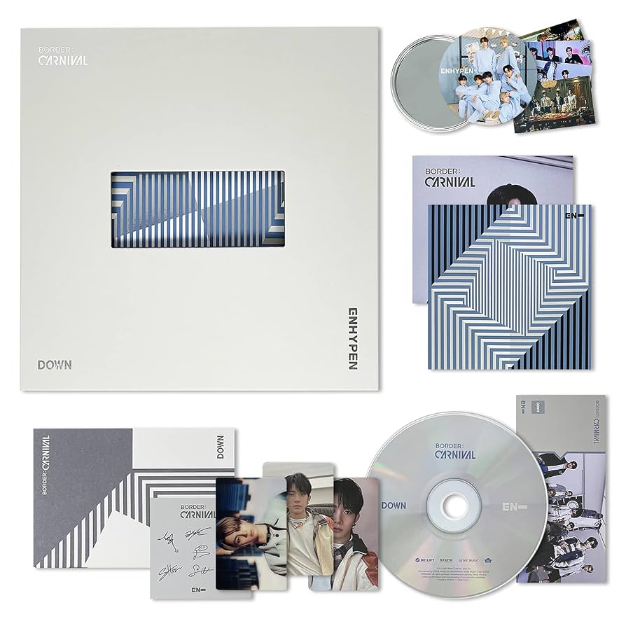 ENHYPEN ROMANCE 2nd Official Mini Album BORDER CARNIVAL Down Version
