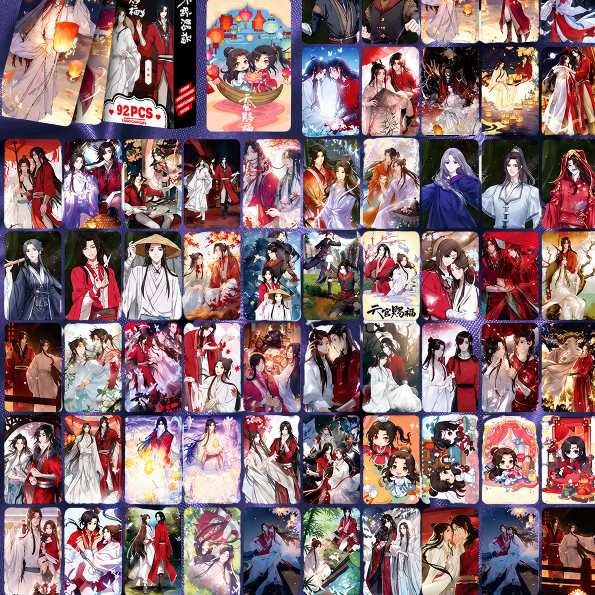 Heaven Official's Blessing Tian Guan Ci Fu Laser Lomo Cards