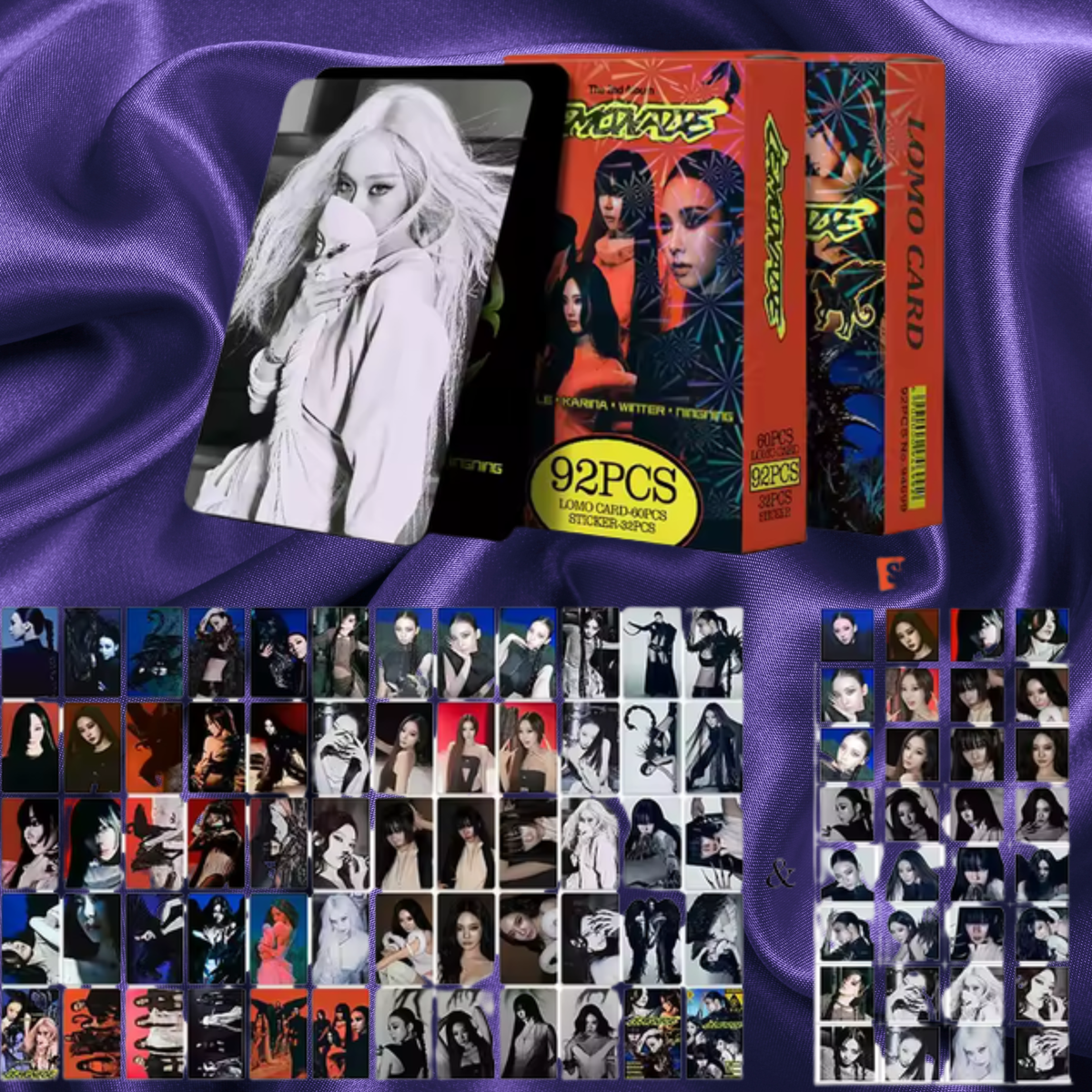AESPA LOMO PHOTOCARD BOX 60PCS LEMONADE