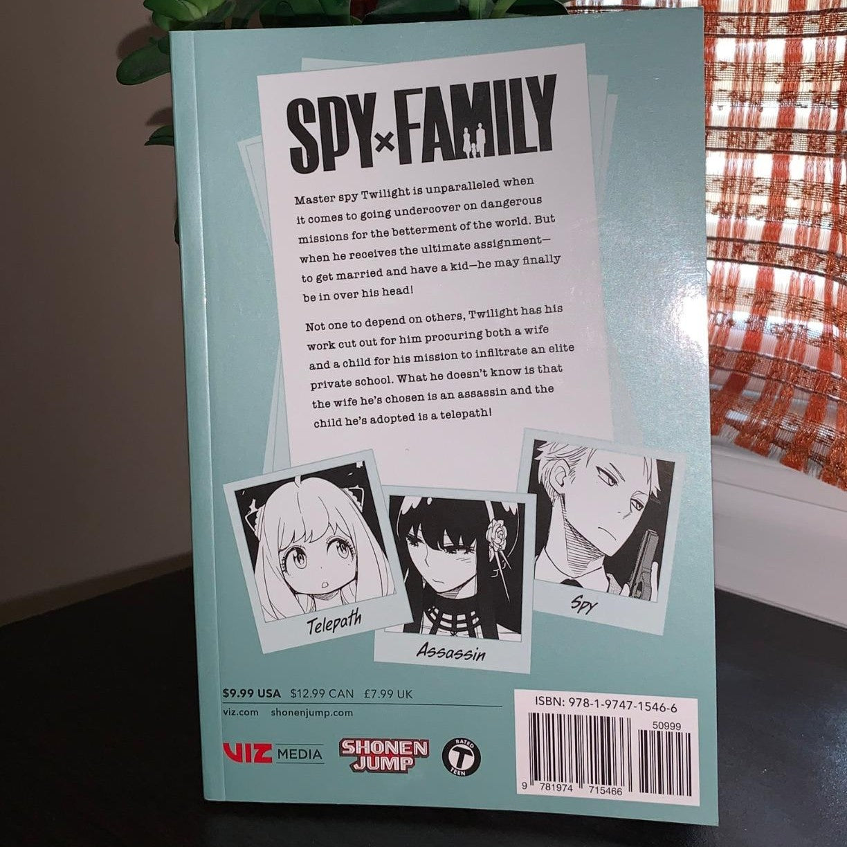 Spy x Family Vol 1 manga by Tatsuya Endo