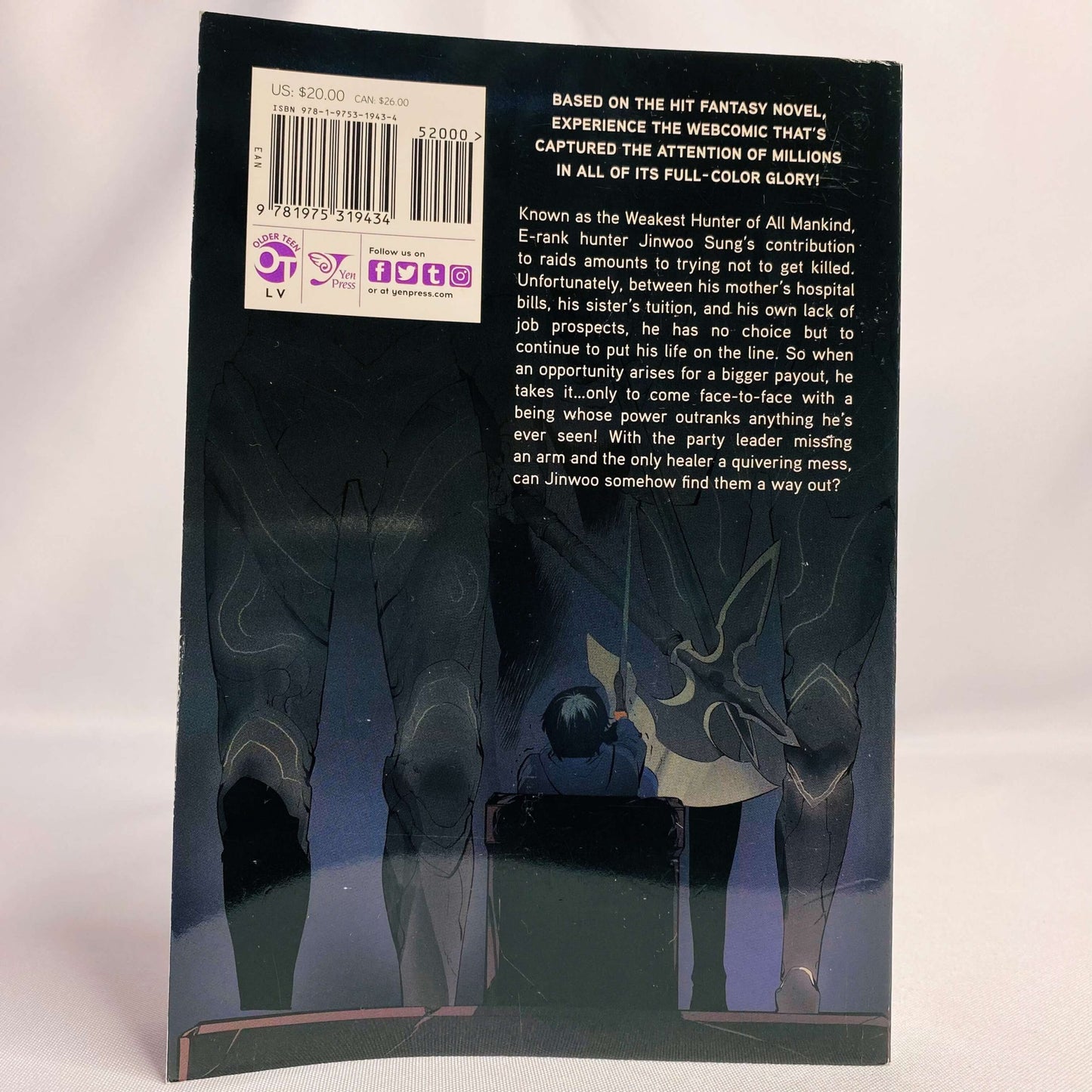 Solo Leveling Vol 1 Paperback FULLY COLOURED WEBTOON By Chugong
