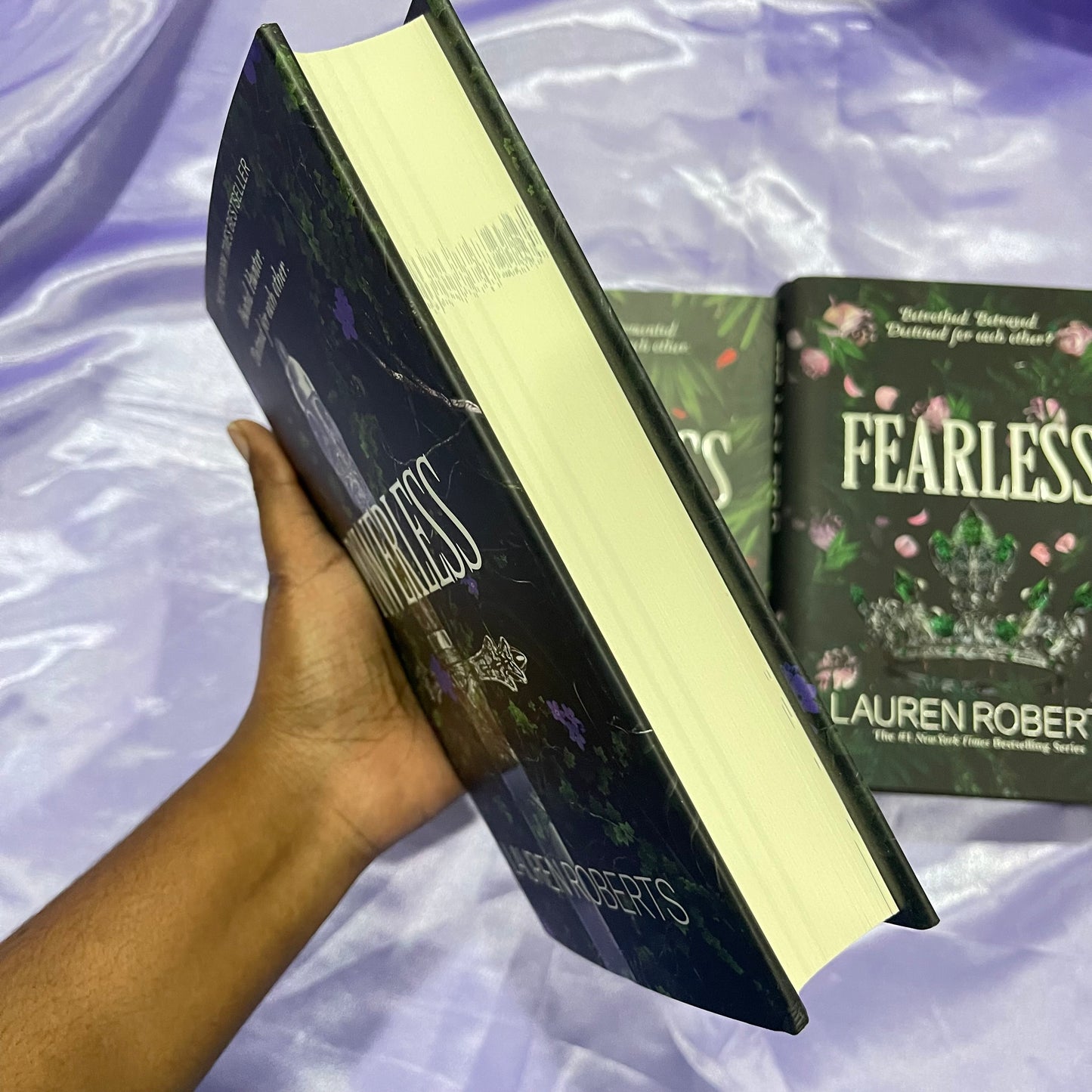 The Powerless Trilogy FULL SET Hardcover by Lauren Roberts (Powerless, Reckless, Fearless)