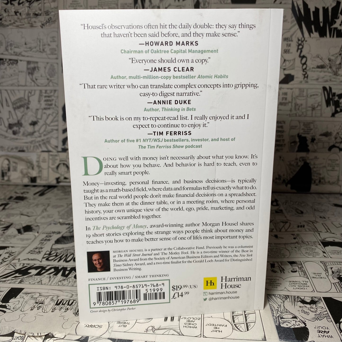 The Psychology of Money: Timeless lessons on wealth, greed, and happiness Paperback by Morgan Housel