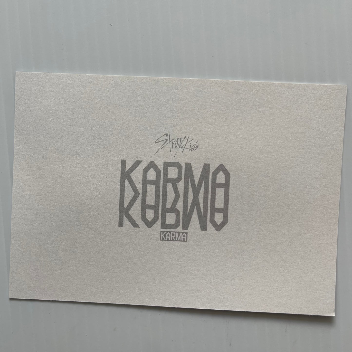 STRAY KIDS 4th Official Album KARMA Post card