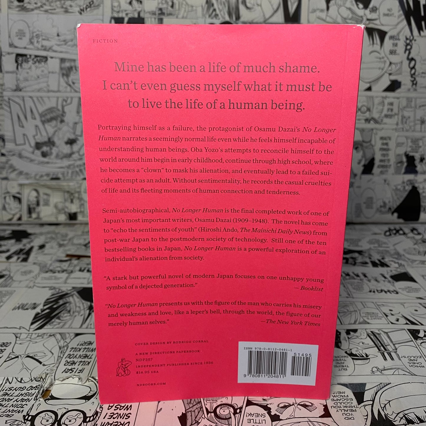 No Longer Human Paperback by Osamu Dazai