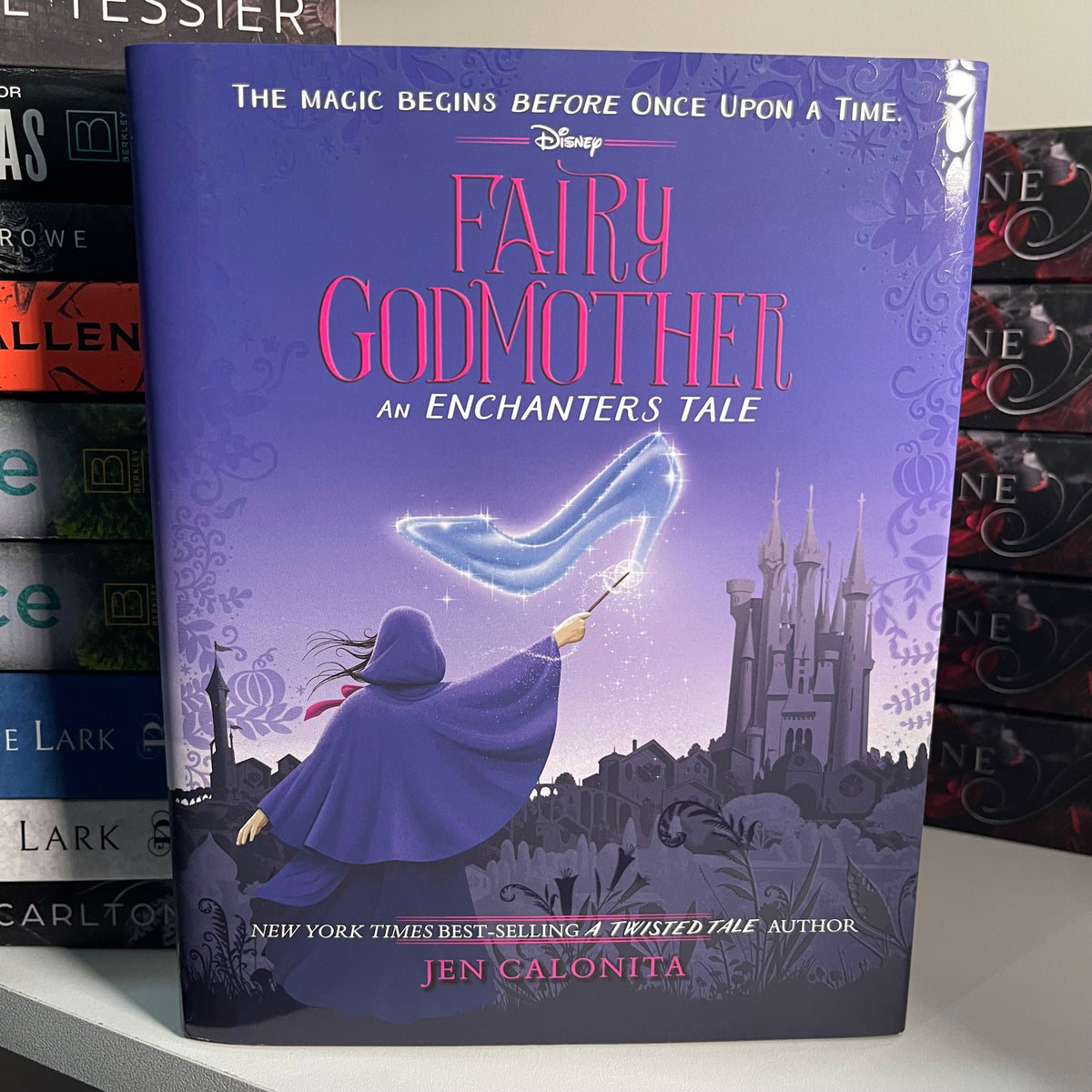Purple edges! Fairy Godmother An Enchanters Tale (The Enchanters) by Jen Calonita Hardcover
