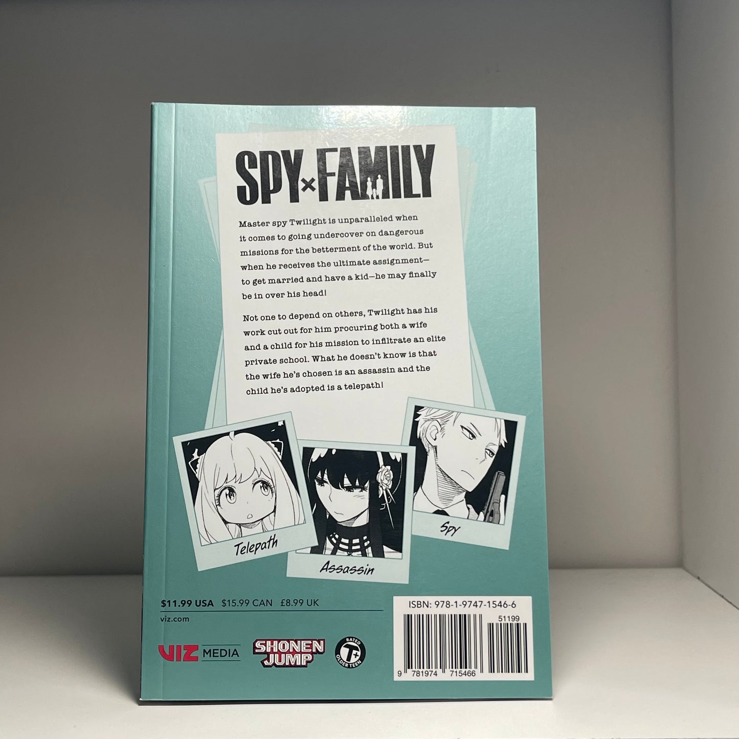 Spy x Family Vol 1 manga by Tatsuya Endo