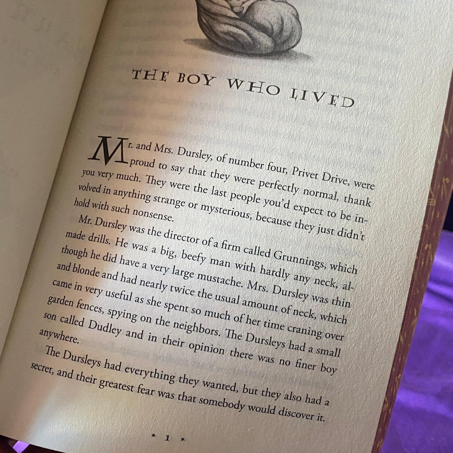 SPRAYED EDGES! Harry Potter and the Sorcerer's Stone (Stenciled Edges) Paperback by J. K. Rowling