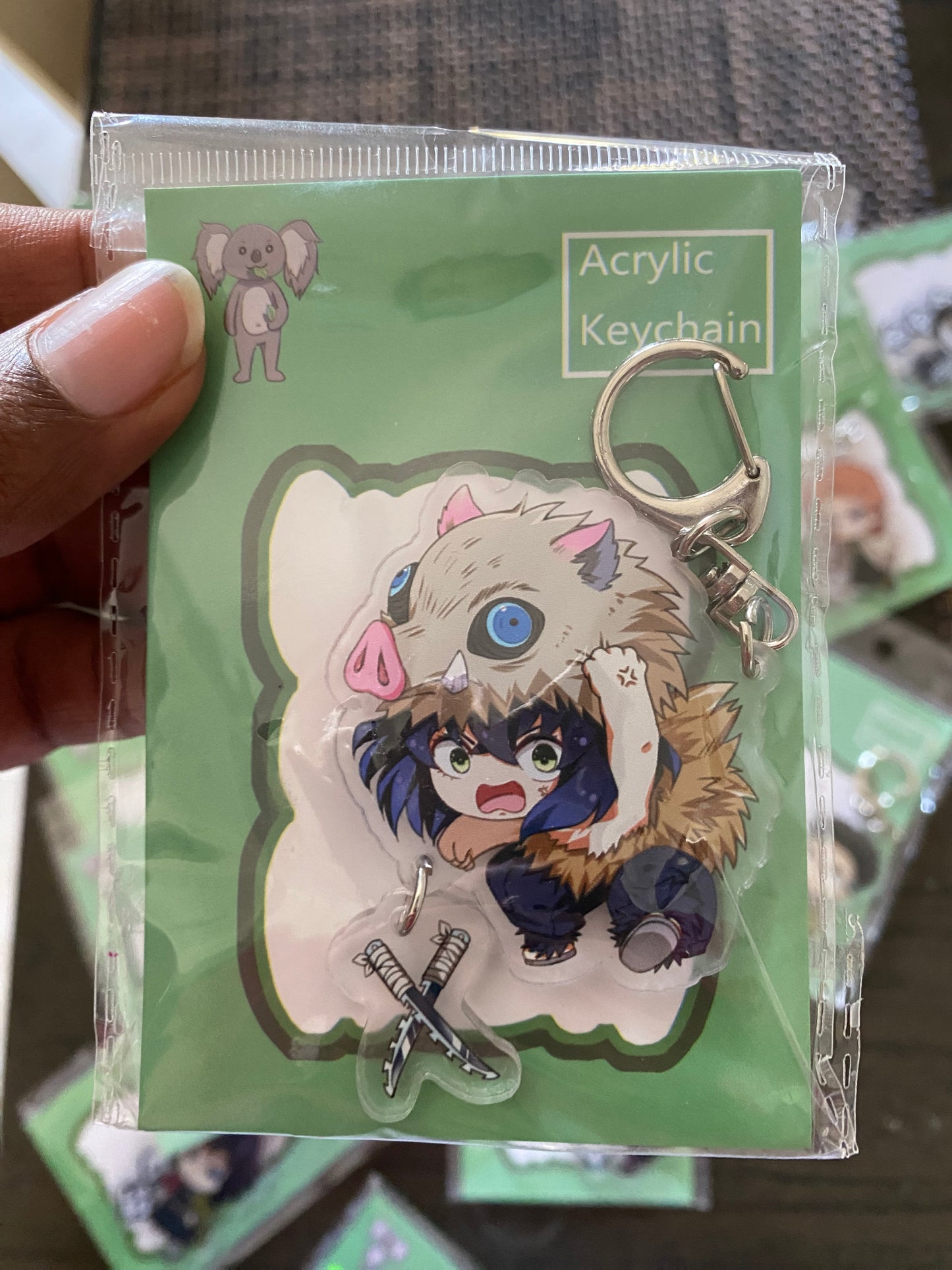 Demon Slayer Acrylic Character Keychains Inouske