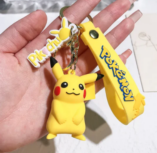 Pokemon 3D 3pcs Keychain Pikachu