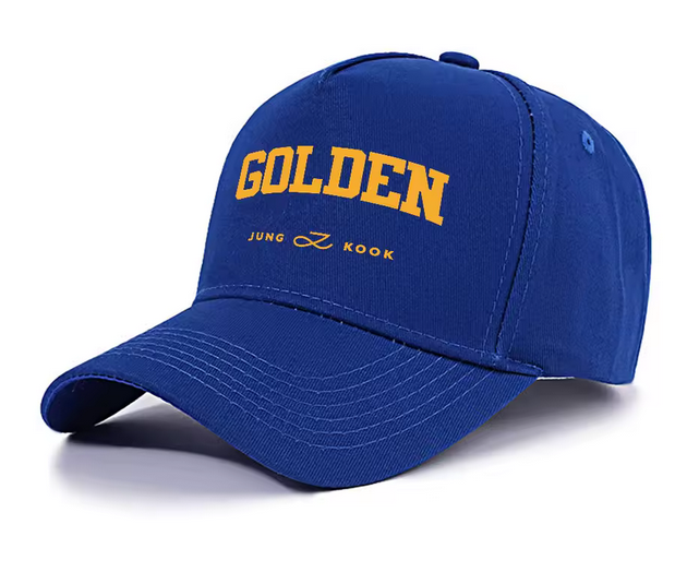BTS JUNGKOOK Golden CAP (BLUE)