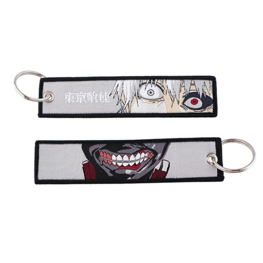 Tokyo Ghoul Ken Kaneki Double Sided Anime Keychain