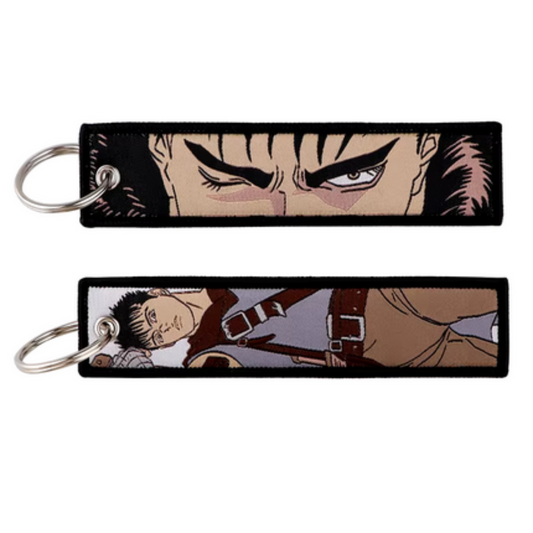 Berserk Guts Double Sided Anime Keychain