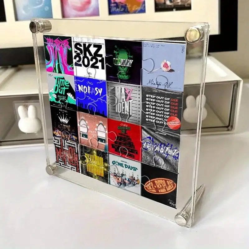 STRAY KIDS Album Cover Acrylic Puzzle Standing Display