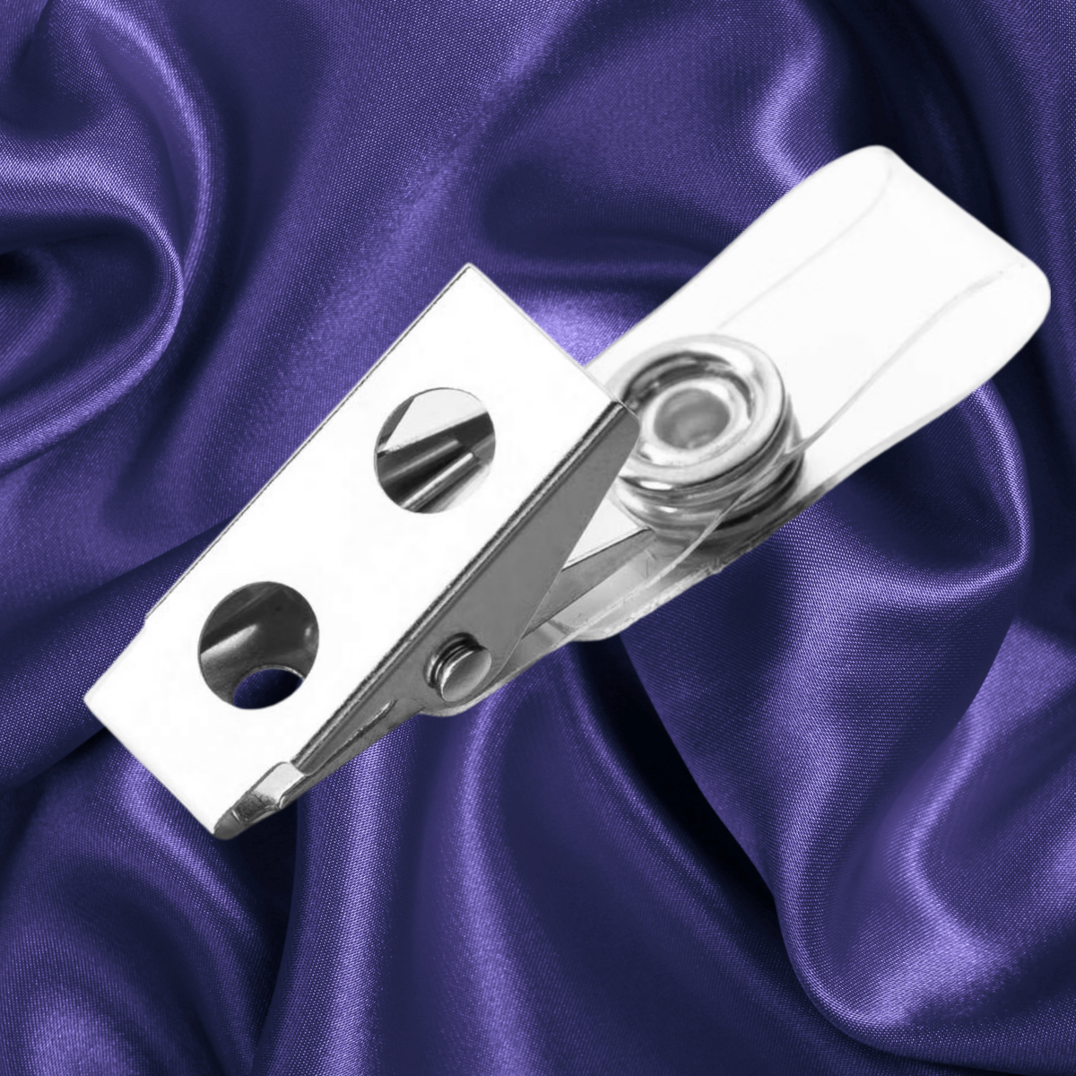 Horizontal ID Badge Holder for ID and Photocards - Clear