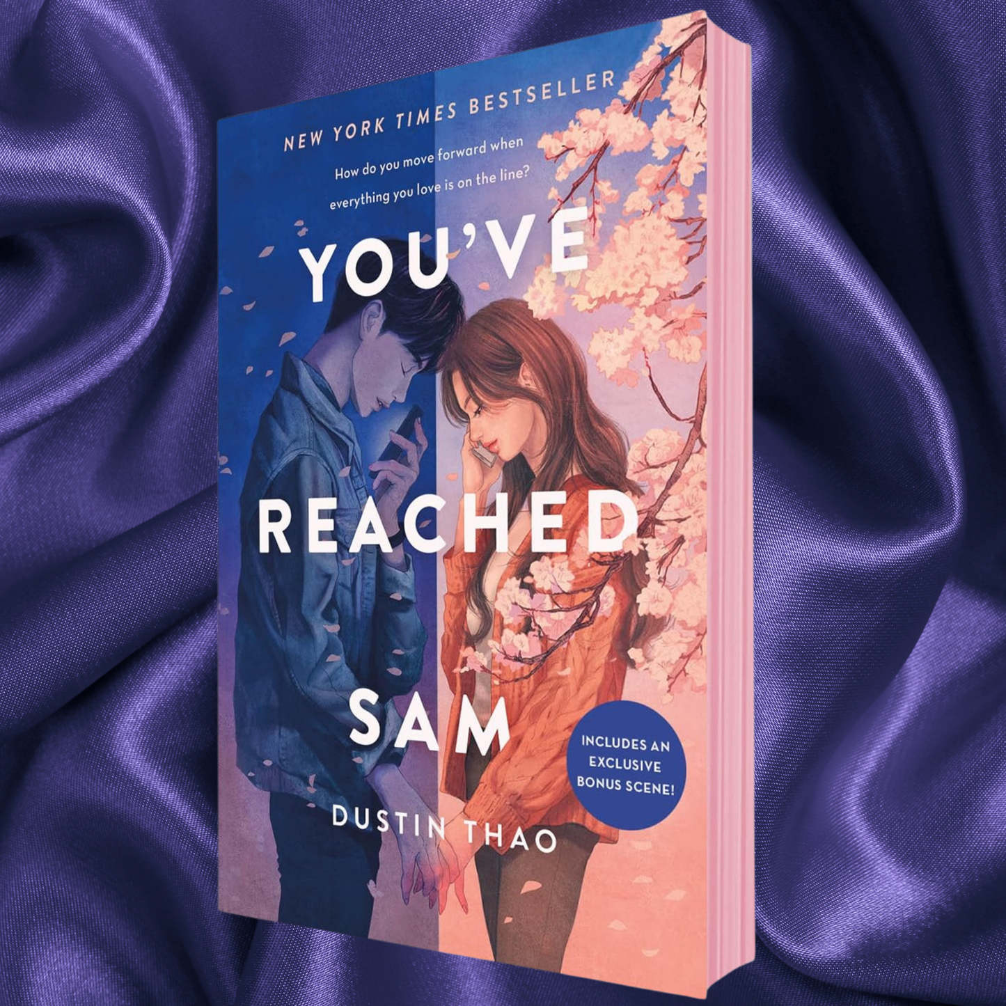 PINK EDGES! You've Reached Sam A Novel paperback by Dustin Thao