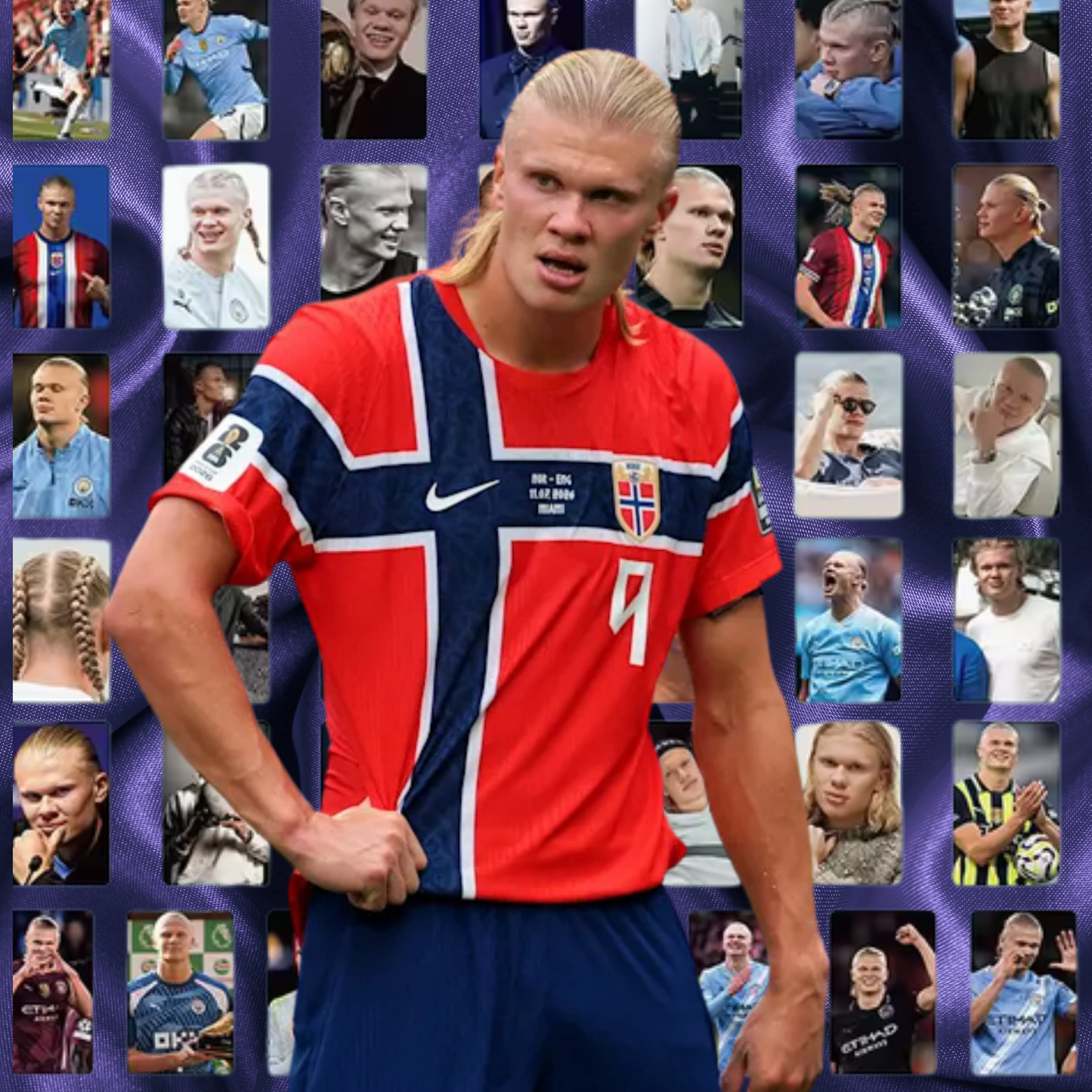 Football Erling Haaland Single Random photocards