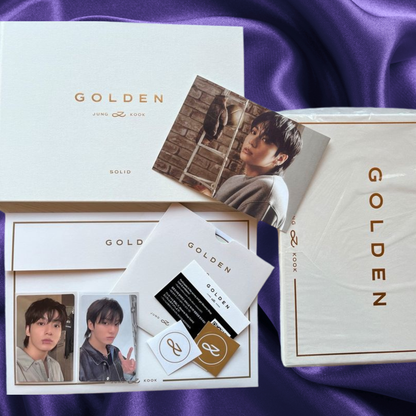 BTS JUNGKOOK GOLDEN 1st Official Solo Album SOLID Version