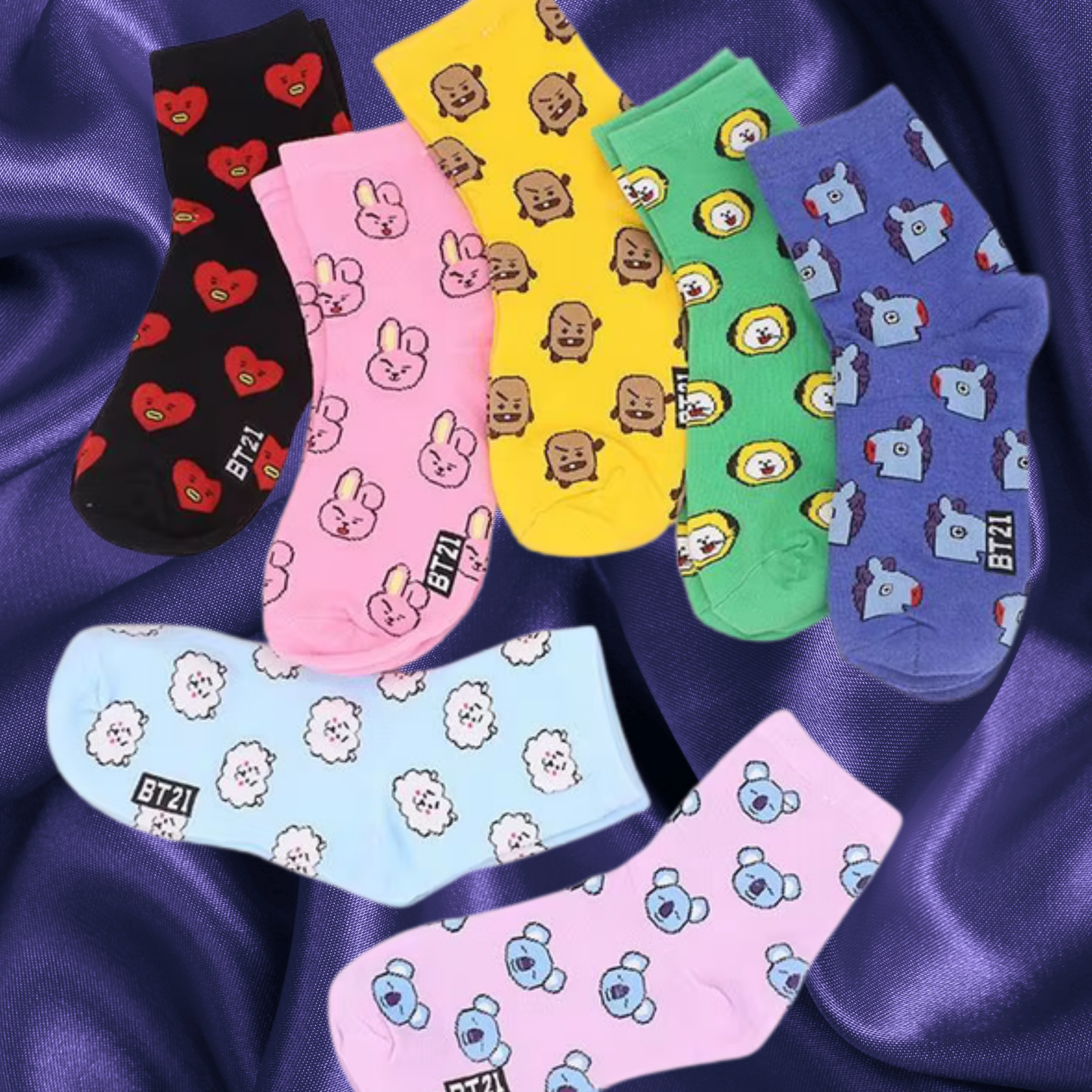 BTS BT21 Socks
