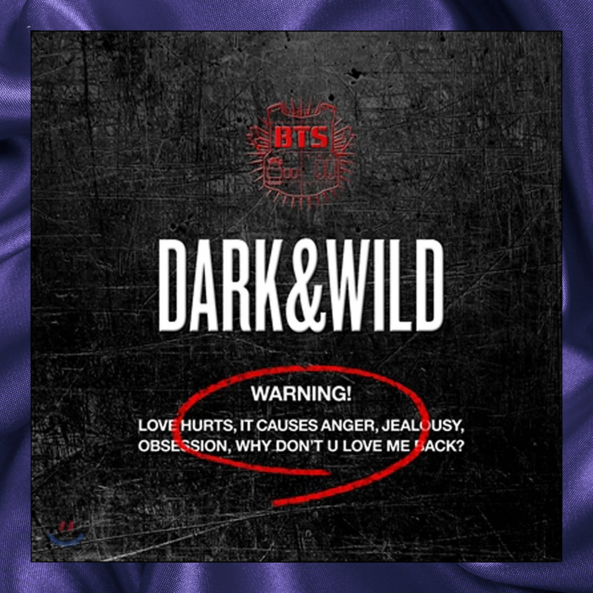 BTS 1st Official Album Dark & and Wild
