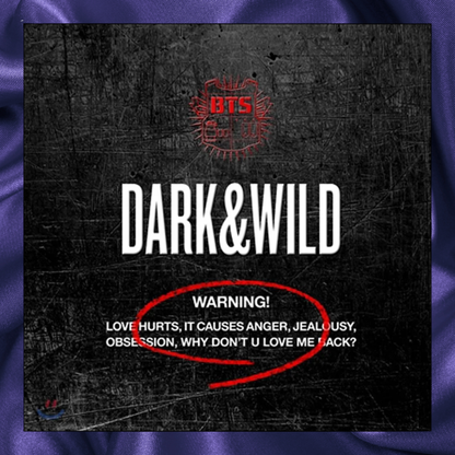 BTS 1st Official Album Dark & and Wild