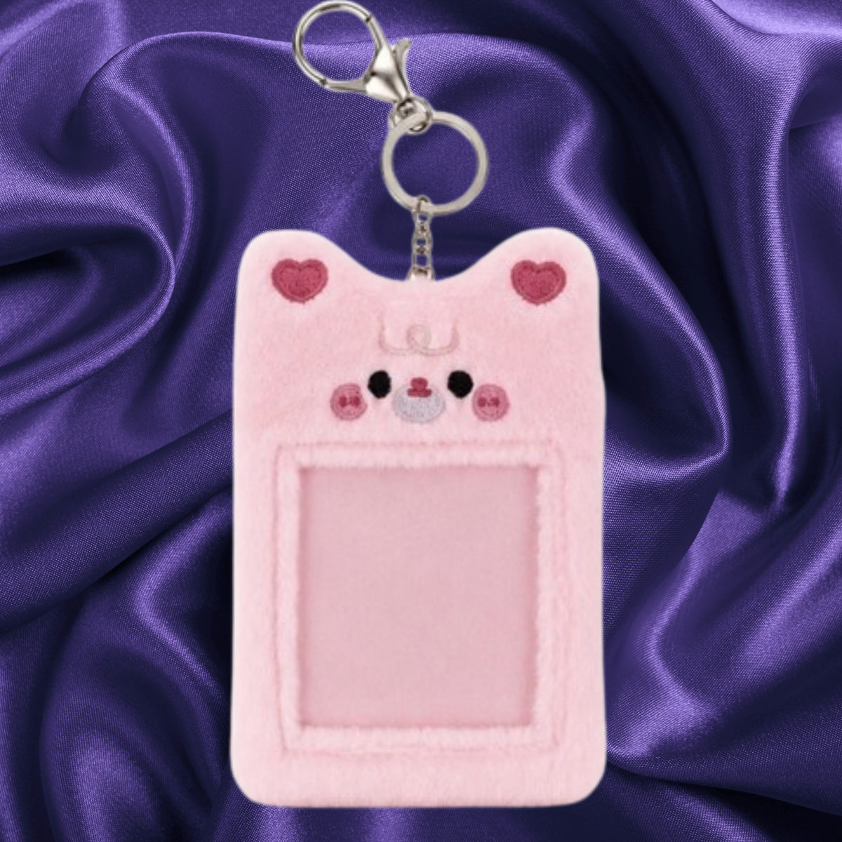 Cute Plush Photocard Keychains