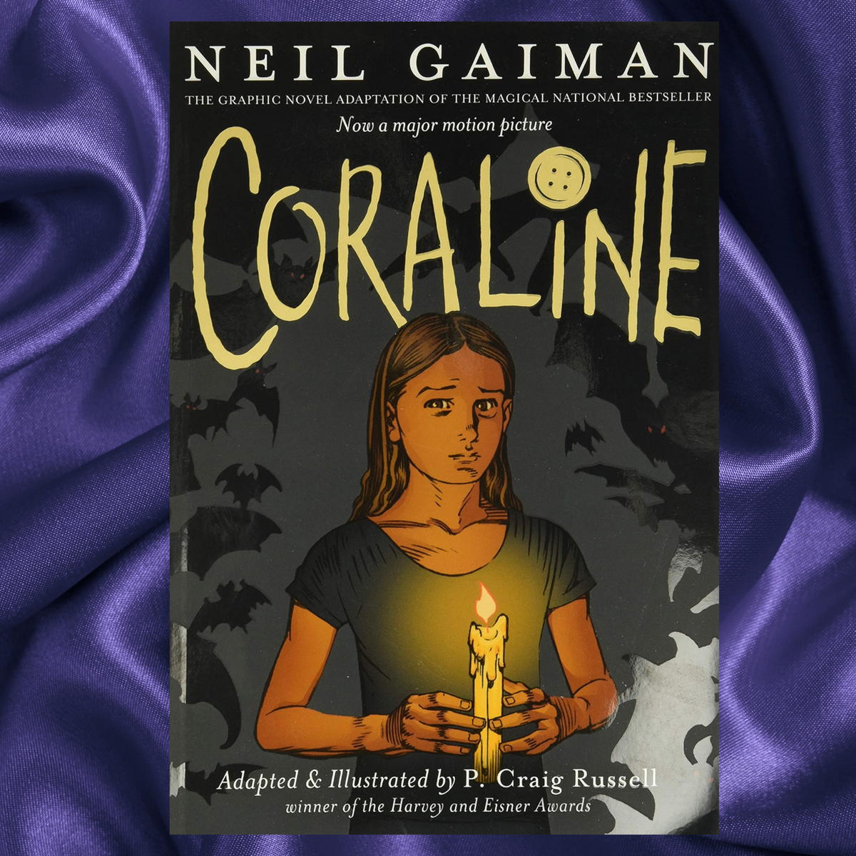Coraline The Graphic Novel paperback by Neil Gaiman