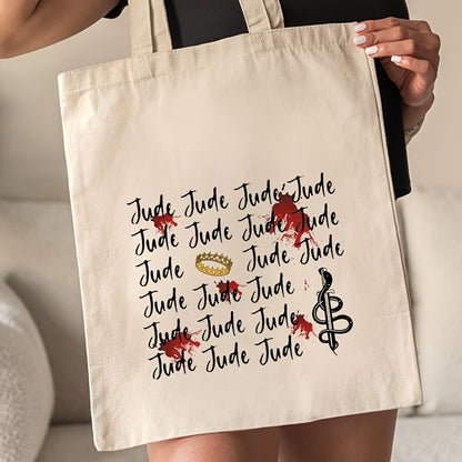 The Cruel Prince Jude Double Sided Tote Bag Jude Jude Jude