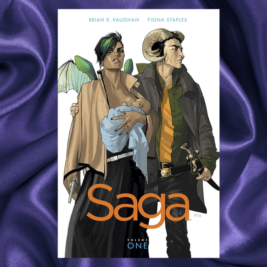 Saga Vol 1 comic graphic novel by Brian K Vaughan