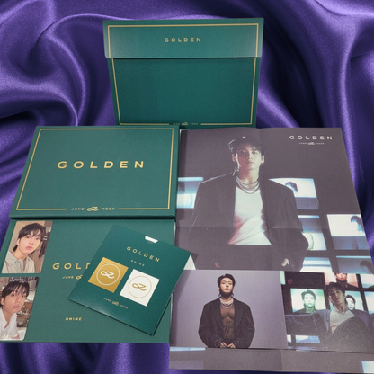 BTS JUNGKOOK GOLDEN 1st Official Solo Album SHINE Version