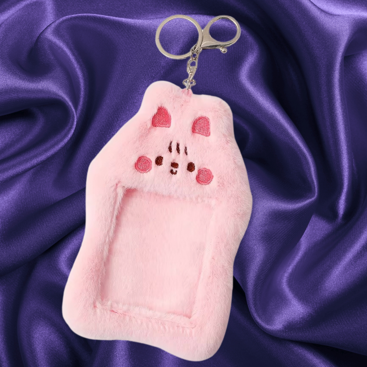 Cute Plush Photocard Keychains