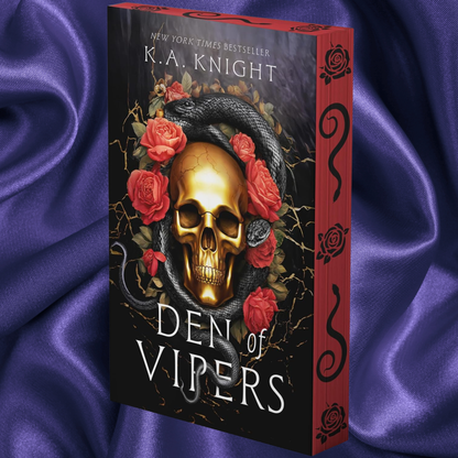 SPRAYED EDGES! Den of Vipers A Dark Romance Paperback by K.A. Knight