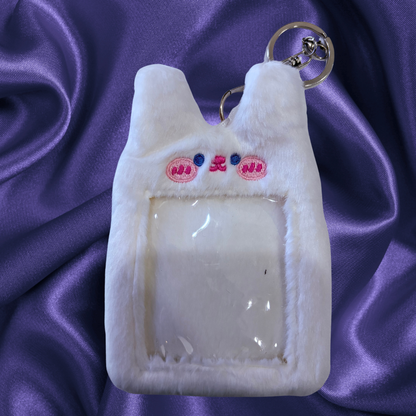 Cute Plush Photocard Keychains
