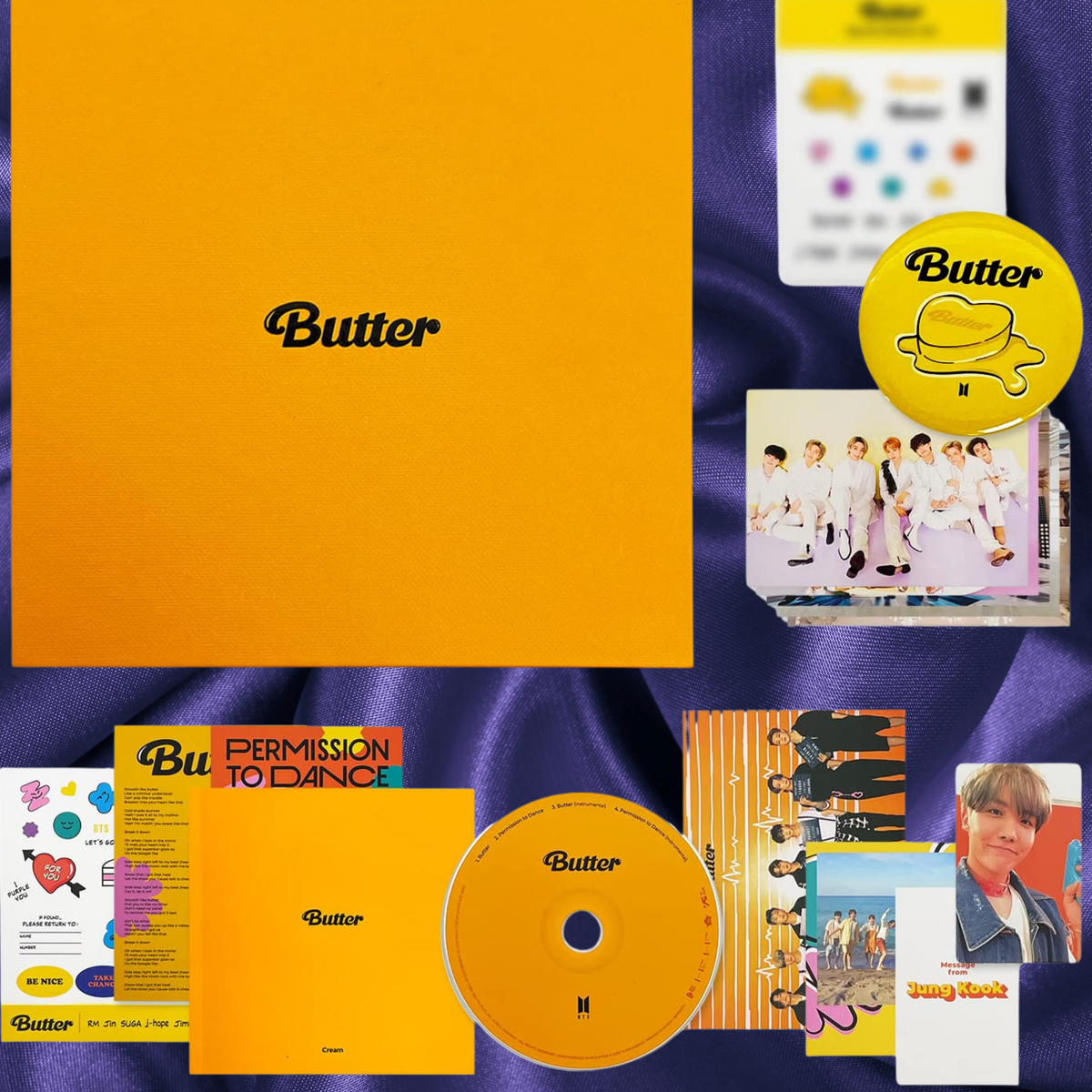 BTS BUTTER Official Album Cream Version