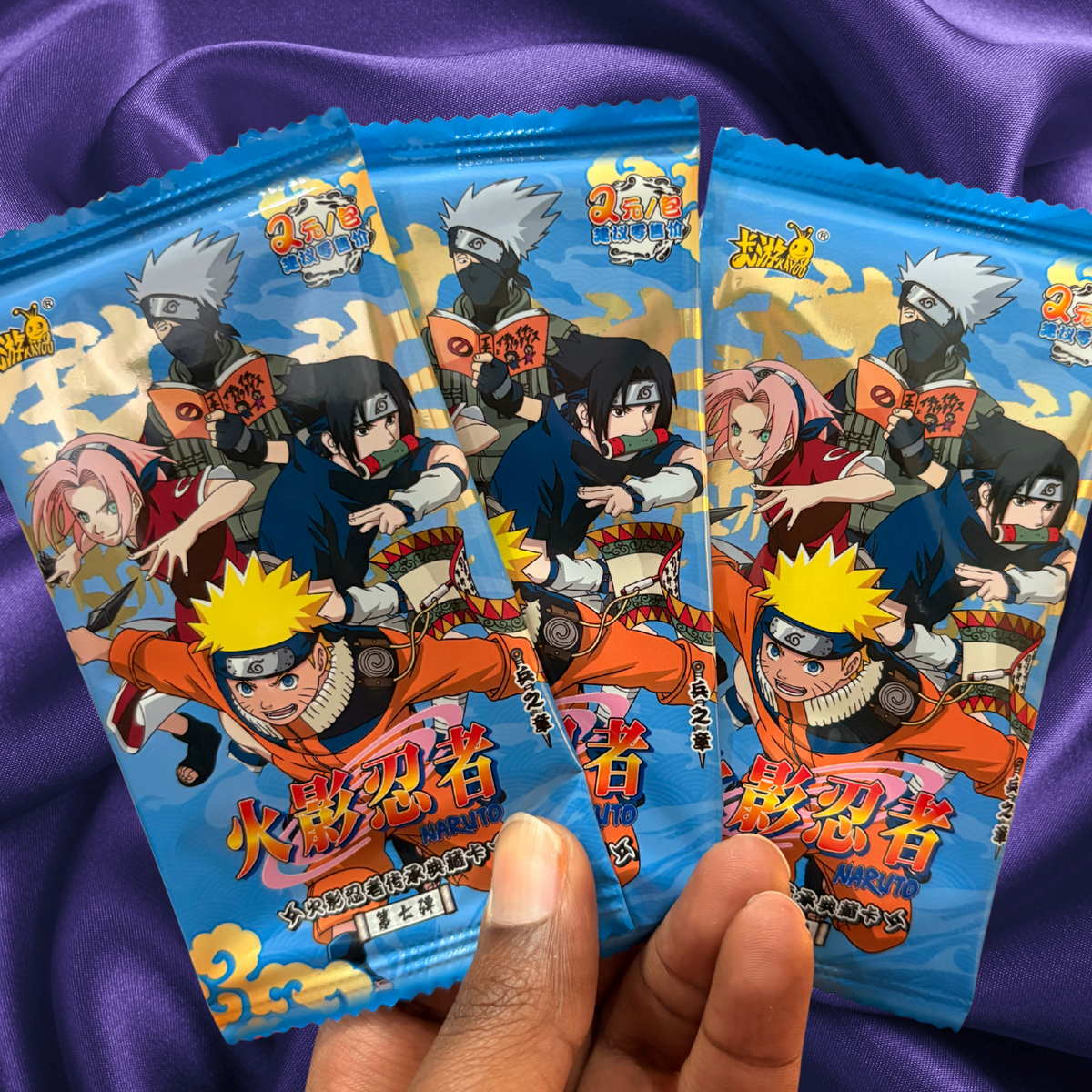 Naruto Kayou Wave 6 Tier 2 Booster Pack Trading Cards Chapter of Soldiers Series