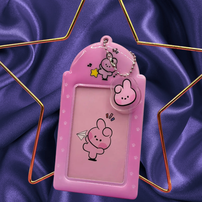 BTS BT21 Acrylic Keychain Pvc Photocard Holder Keychain