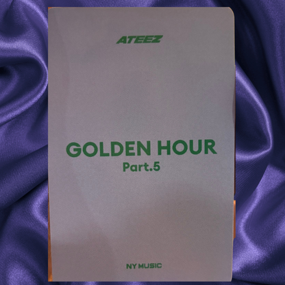 ATEEZ Golden Hour Part 5 DIARY Version Official Photocard Jongho NY MUSIC GIFT VERSION
