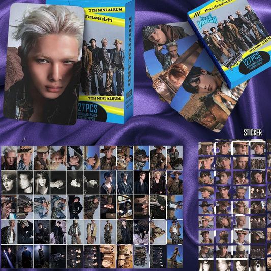 ENHYPEN 55 PCS Photocard box THE SIN VANISH blue