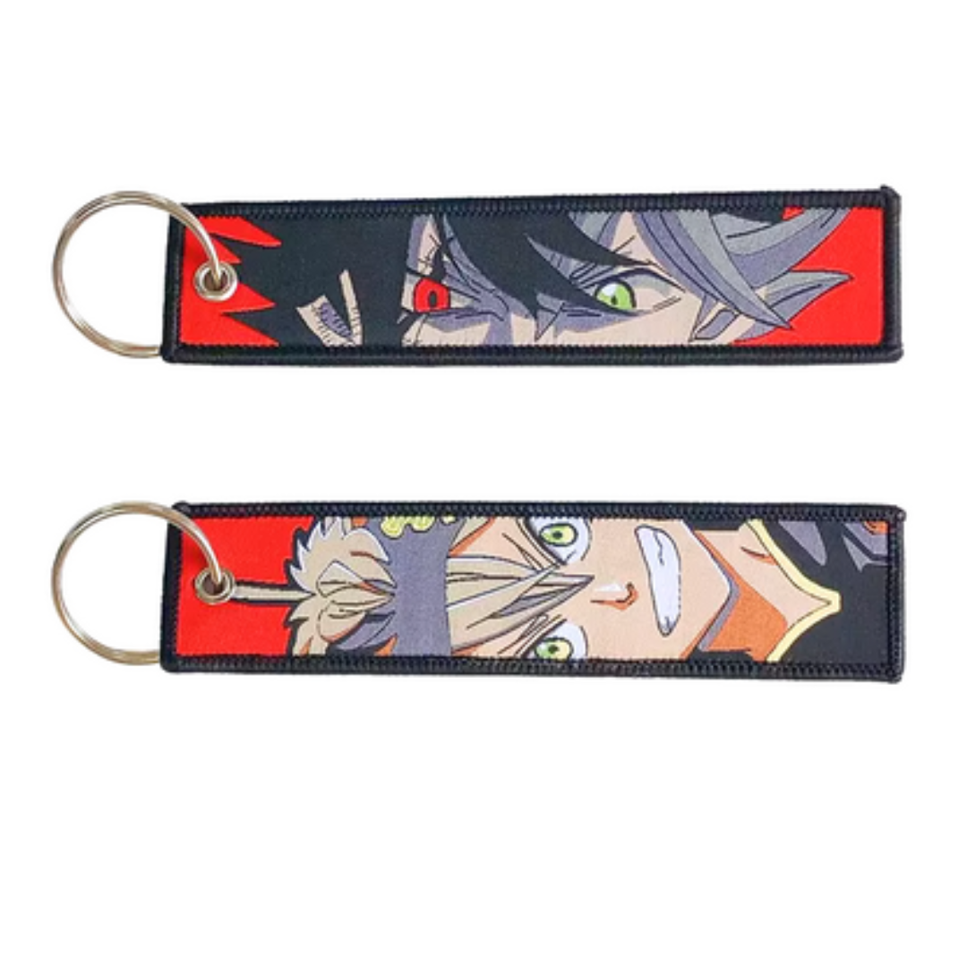 Black Clover Asta Double Sided Anime Keychain