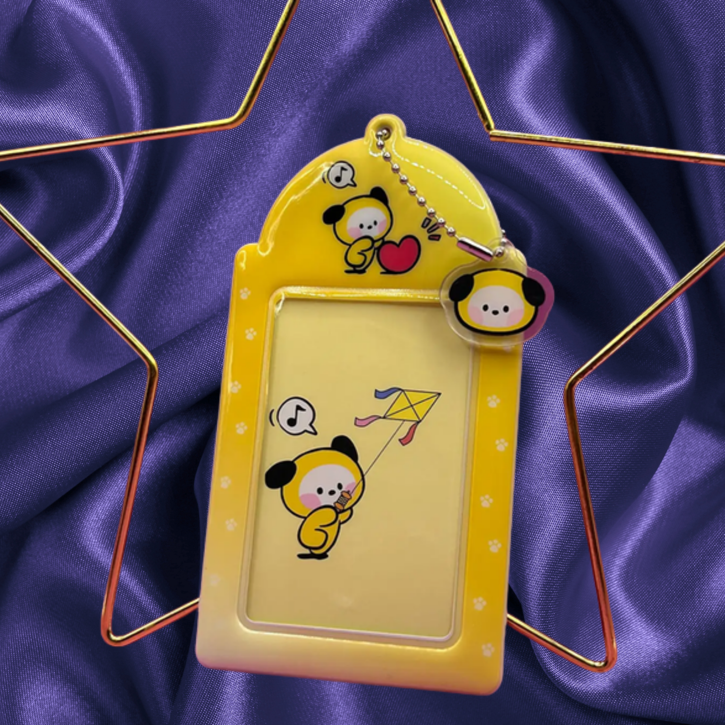 BTS BT21 Acrylic Keychain Pvc Photocard Holder Keychain